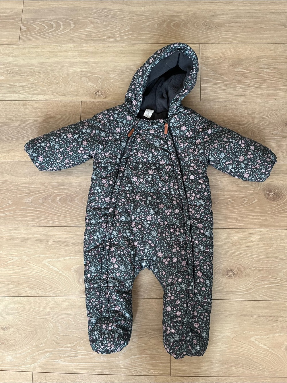 H&M floral snowsuit